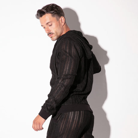 Code 22 Oasis Openwork Hoody Black