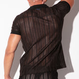 Code 22 Oasis Openwork Polo Black