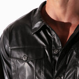 Code 22 SF Leatherette Jacket Black