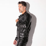 Code 22 SF Leatherette Jacket Black
