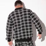Code 22 Cameron Plaid Jacket Black
