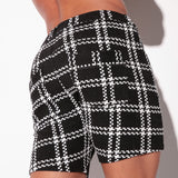 Code 22 Cameron Plaid Short Black