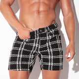 Code 22 Cameron Plaid Short Black