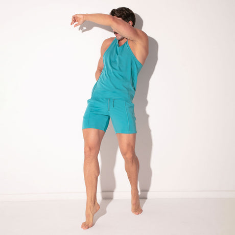 Code 22 Silken Tank Top Teal