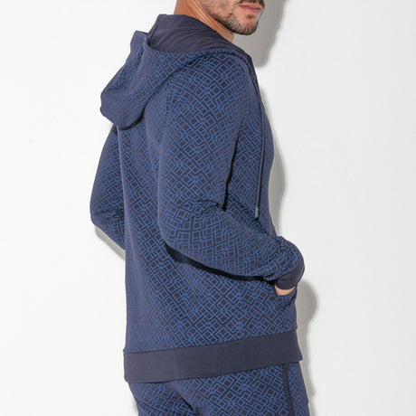 Code 22 Geo Hoody Navy