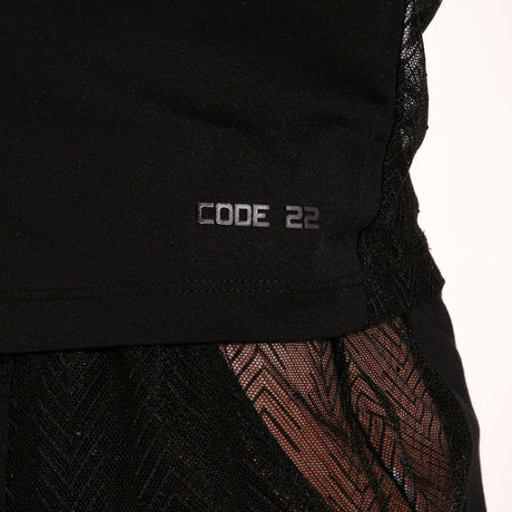Code 22 Rock Tank Top Black