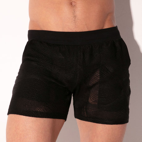 Code 22 Eclipse Embroidered Short Black