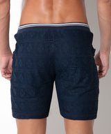 Code 22 Graphic Lace Short Navy