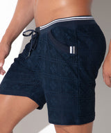 Code 22 Graphic Lace Short Navy