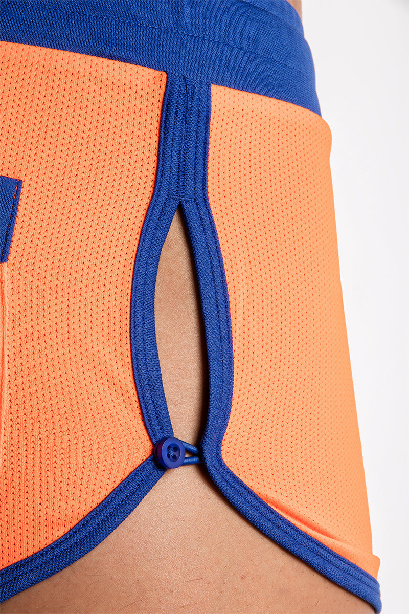 Code 22 Active Mini Short Orange
