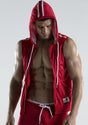 Code 22 Impulse Sleeveless Hoody Red