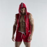 Code 22 Impulse Sleeveless Hoody Red