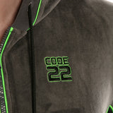 Code 22 Velvet Hoody Charcoal