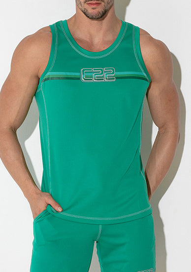Code 22 Motion Tank Top Green