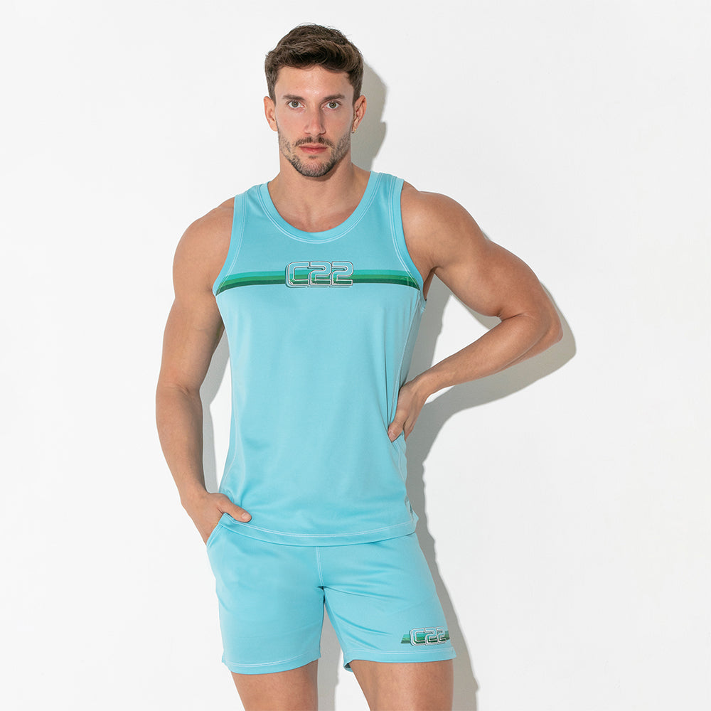 Code 22 Motion Tank Top Sky Blue