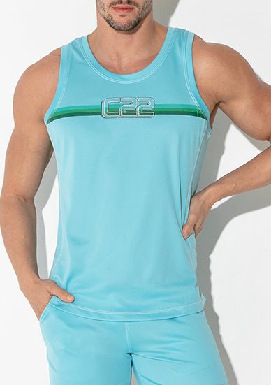 Code 22 Motion Tank Top Sky Blue