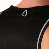 Code 22 Sweat It Razor Back Tank Top Black