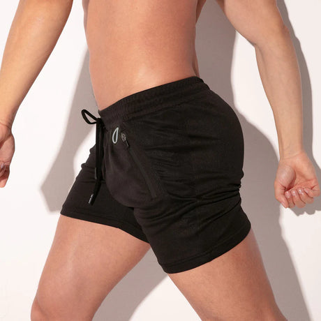 Code 22 Sweat It Short Black