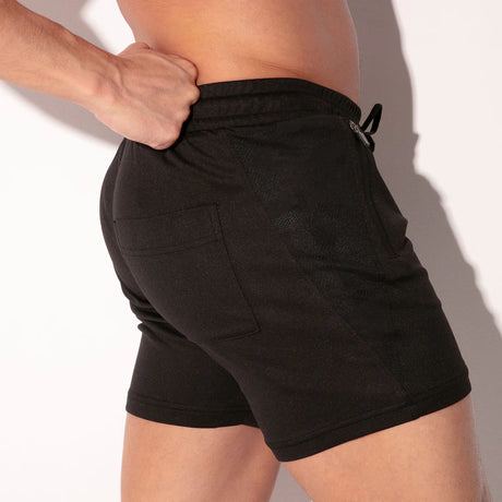 Code 22 Sweat It Short Black