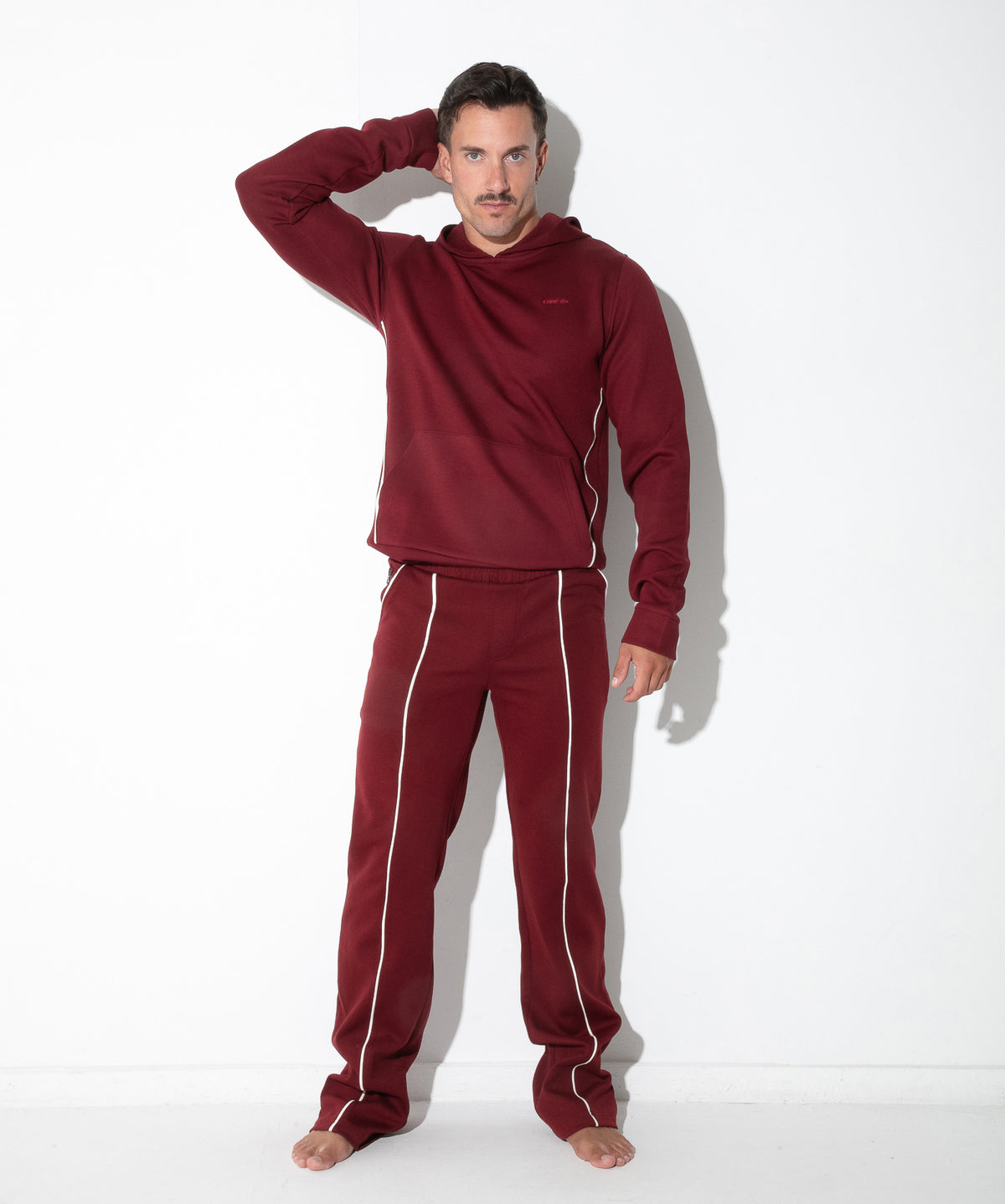 Code 22 Lounge Hoodie Maroon