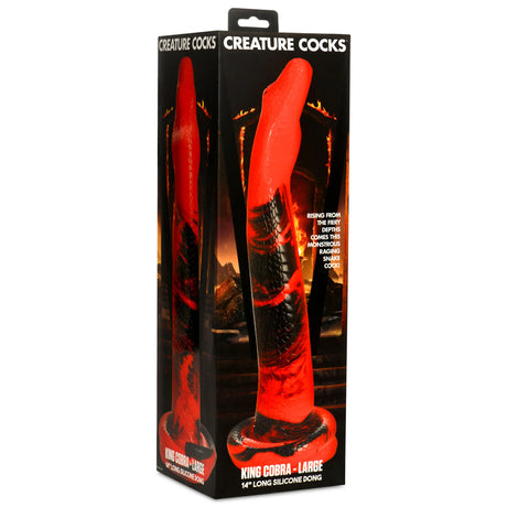 Creature Cocks King Cobra Silicone Dildo 14 Inch