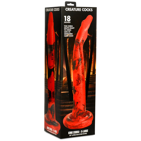 Creature Cocks King Cobra Silicone Dildo 18 Inch