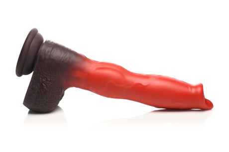Creature Cocks Ramming Hound Thrusting & Vibrating Silicone Dildo 8.8 Inch