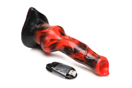 Creature Cocks Vibra Beast Vibrating Silicone Dildo 7.4 Inch