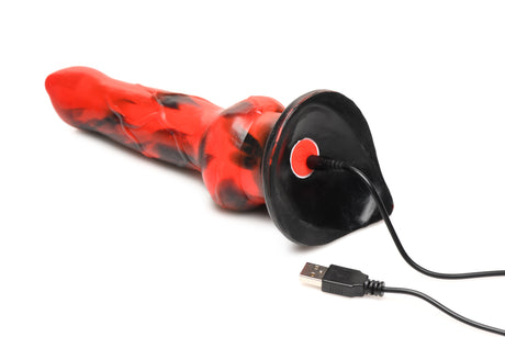 Creature Cocks Vibra Beast Vibrating Silicone Dildo 7.4 Inch