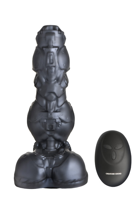 Creature Cocks Cyborg Cock Thrusting & Vibrating Silicone Dildo 8.8 Inch