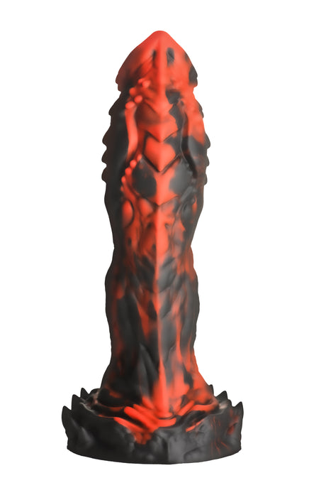 Creature Cocks Inferno Cock Vibrating Silicone Dildo 7.8 Inch