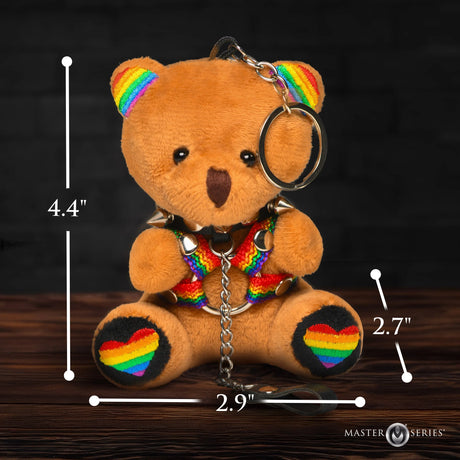 Master Series Pride Bear Keyring