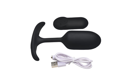 Heavy Hitters Vibrating Weighted Silicone Anal Plug Medium