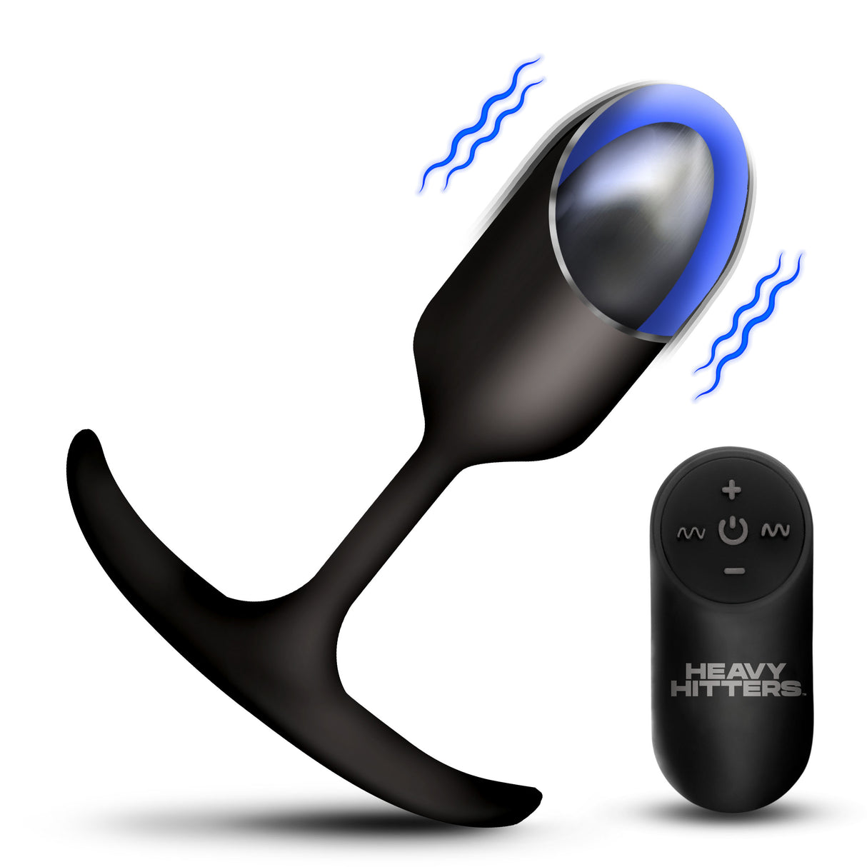 Heavy Hitters Vibrating Weighted Silicone Anal Plug Medium