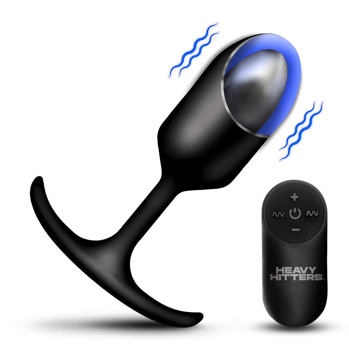 Heavy Hitters Vibrating Weighted Silicone Anal Plug XL