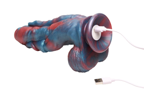 Creature Cocks Hydra X Vibrating Silicone Dildo 8.1 Inch