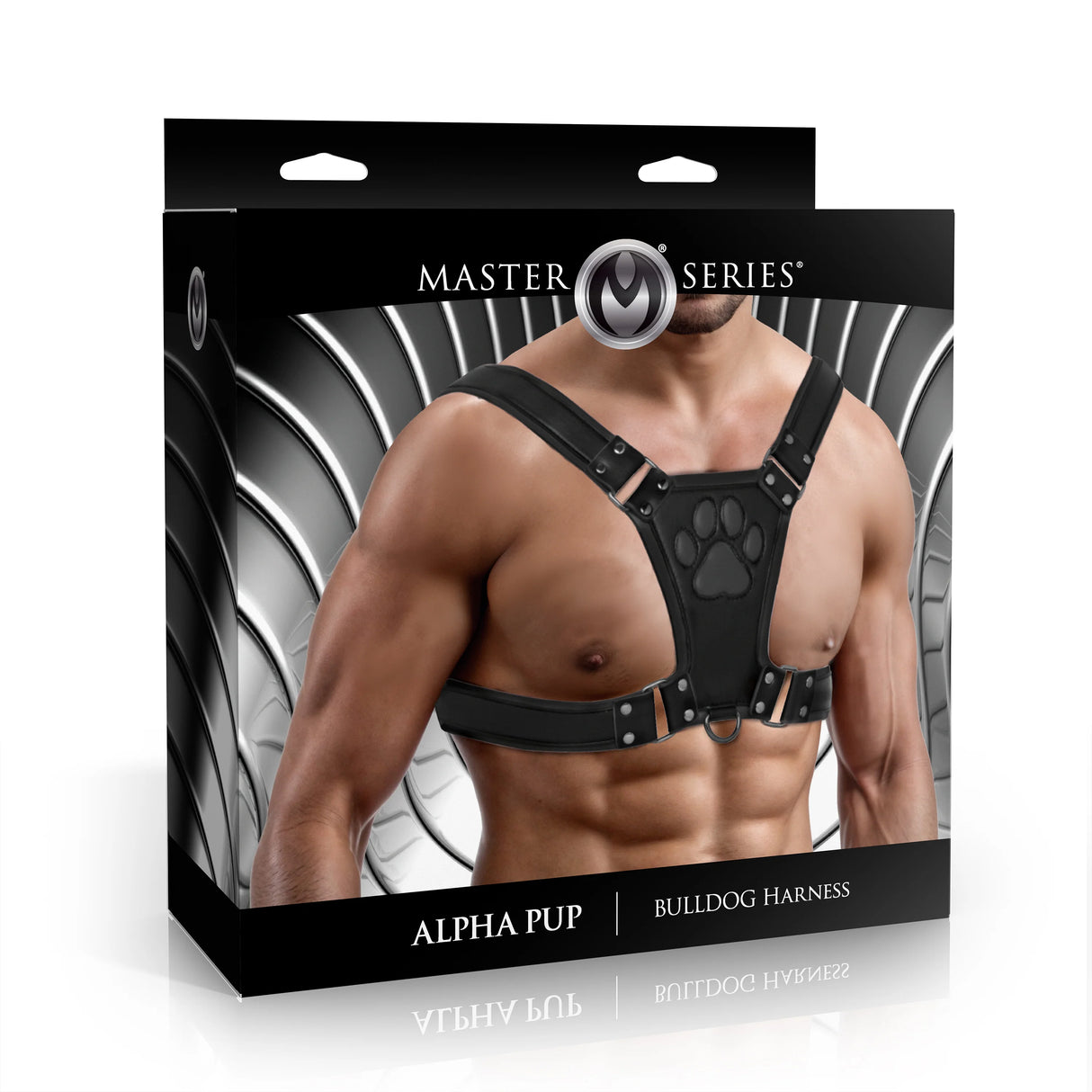 Master Series Alpha Pup Bulldog Harness Black