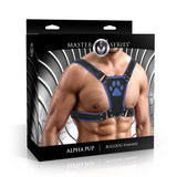 Master Series Alpha Pup Bulldog Harness Blue