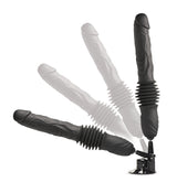 Master Series Double Pounder Silicone Vibrating Dildo Thruster 9.7 Inch