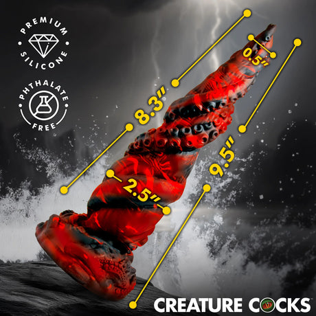 Creature Cocks Kraken Spawn Tentacle Silicone Dildo 9.5 Inch
