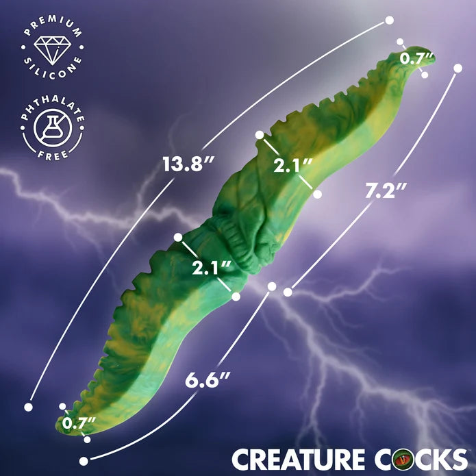 Creature Cocks Dual Kraken Silicone Double Dildo 13.8 Inch