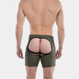 Barcode Berlin Chaps Short Jiho Army Black