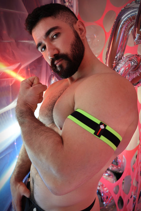 Breedwell After Dark Armbands Neon Green