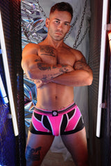 Breedwell Circuit Breaker Boxer Brief Neon Pink