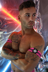 Breedwell Circuit Breaker Armband Neon Pink
