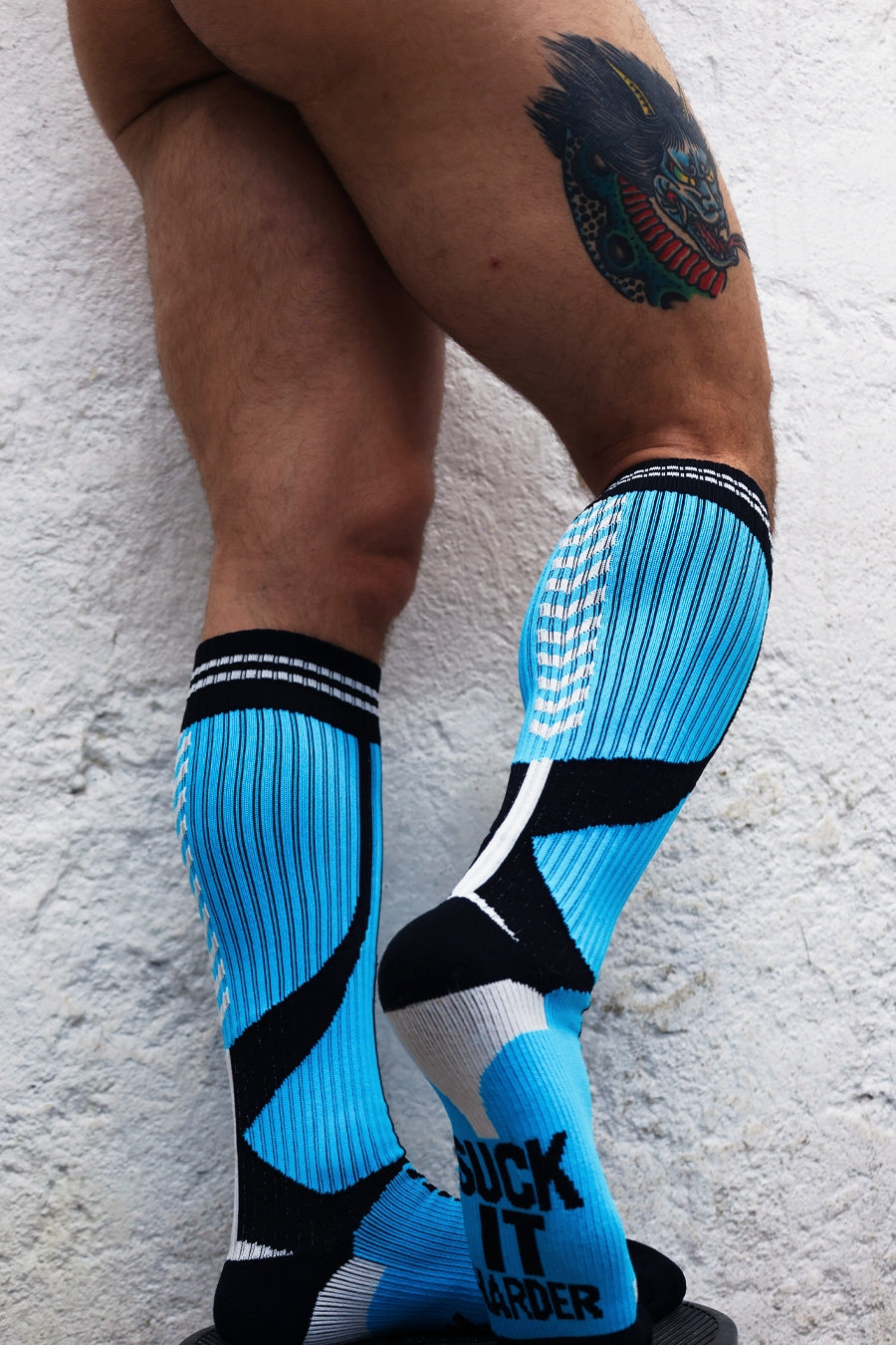 Breedwell Sucker Socks Aqua Blue