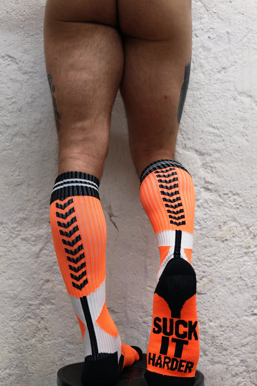 Breedwell Sucker Socks Neon Orange