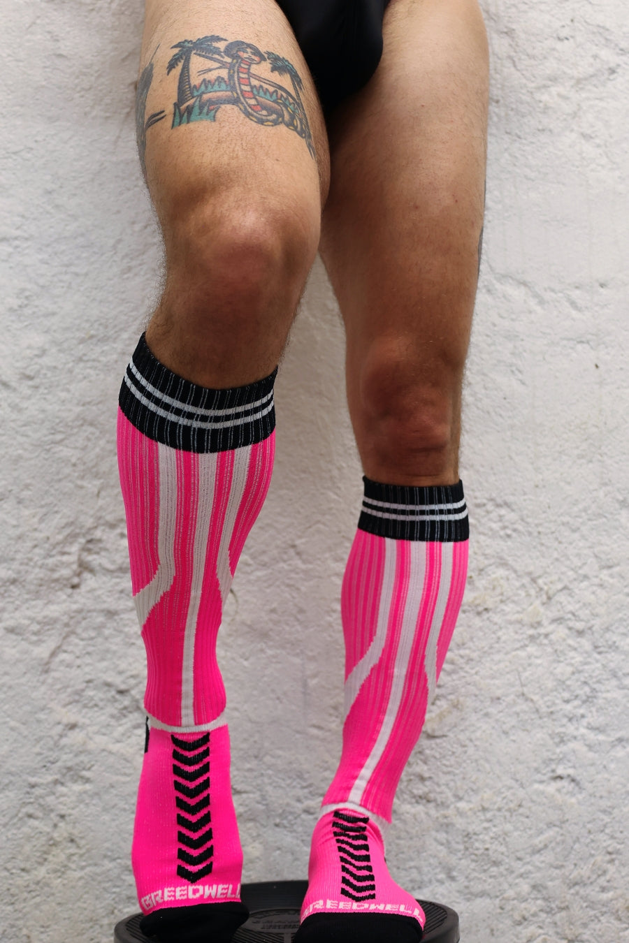 Breedwell Sucker Socks Neon Pink
