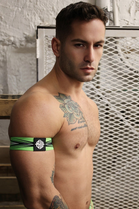 Breedwell Circuit Breaker Armbands Neon Green