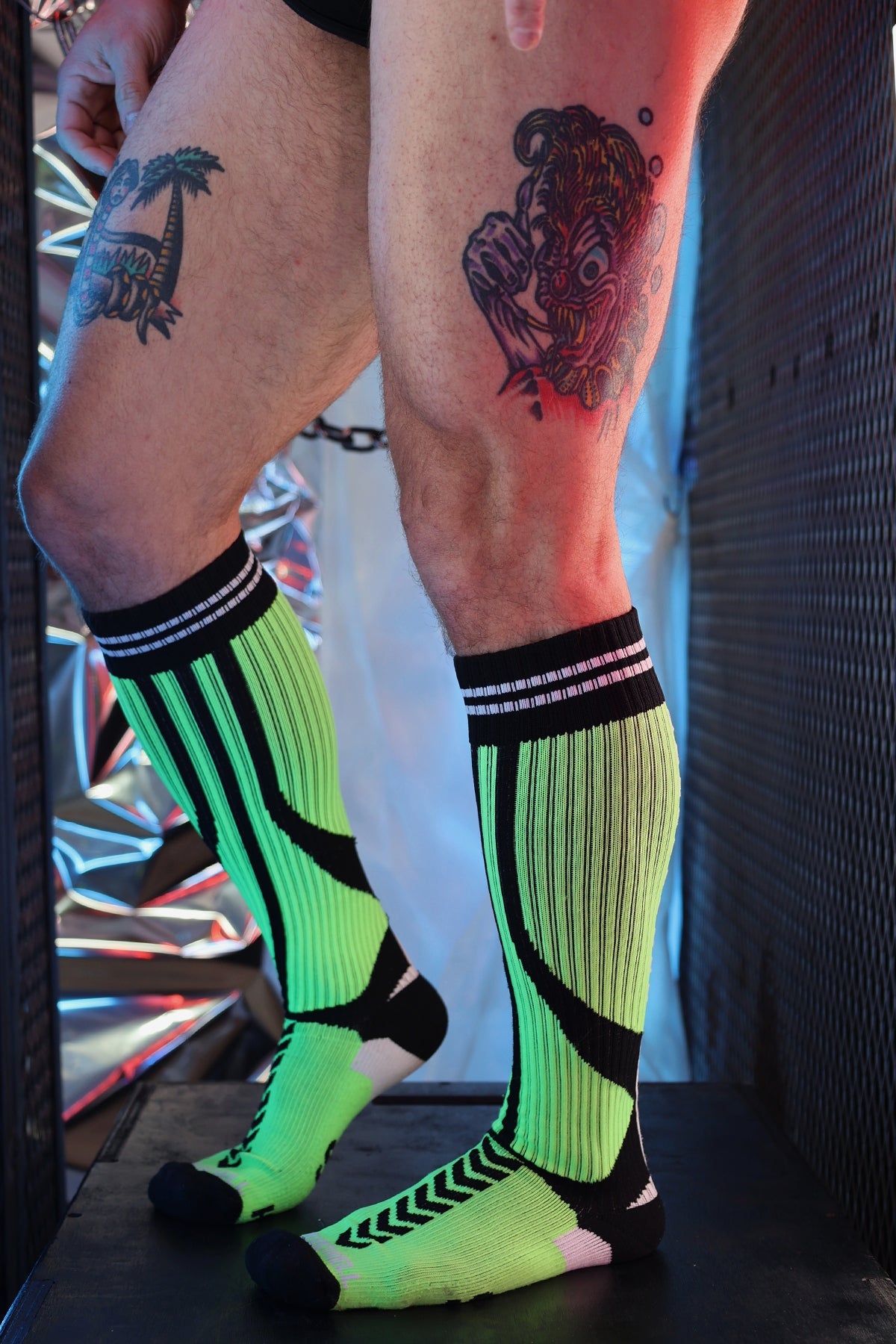 Breedwell Sucker Socks Neon Green